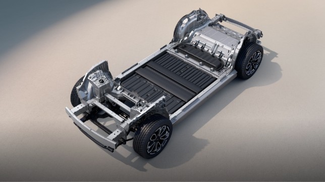 Intégration structurelle de la batterie sur châssis