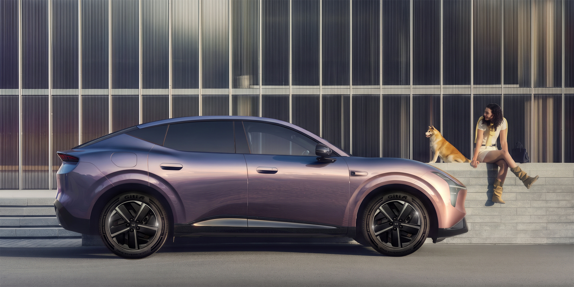 Une silhouette au caractère sportif, inspirée des coupés