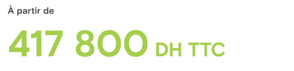 À partir de 417800DHTTC