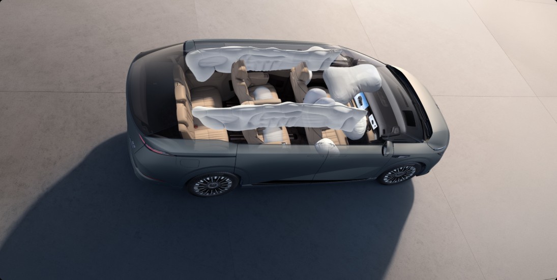 Airbags du XPENG X9