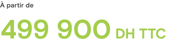 À partir de 499900DHTTC